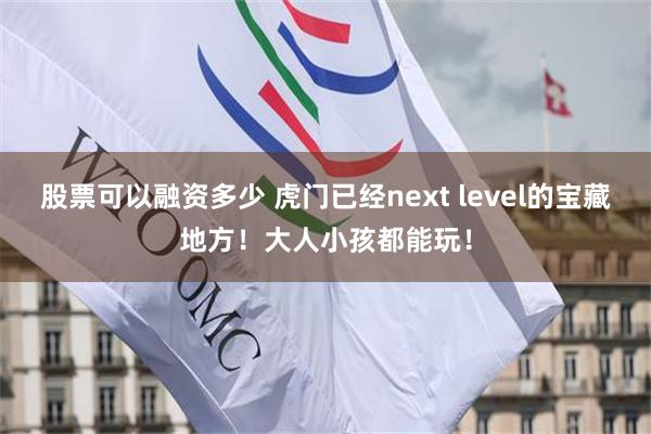 股票可以融资多少 虎门已经next level的宝藏地方！大人小孩都能玩！