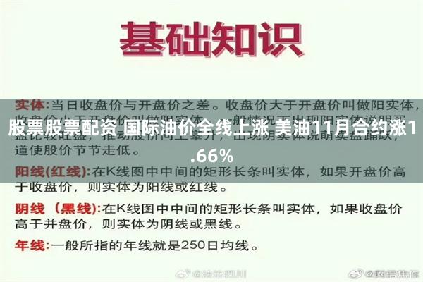 股票股票配资 国际油价全线上涨 美油11月合约涨1.66%