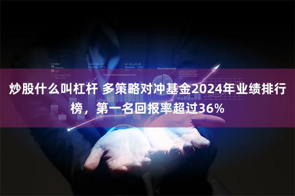 炒股什么叫杠杆 多策略对冲基金2024年业绩排行榜，第一名回报率超过36%